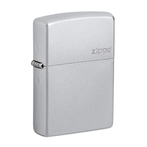 Zippo Windproof Lighter In Chrome And Satin Ae