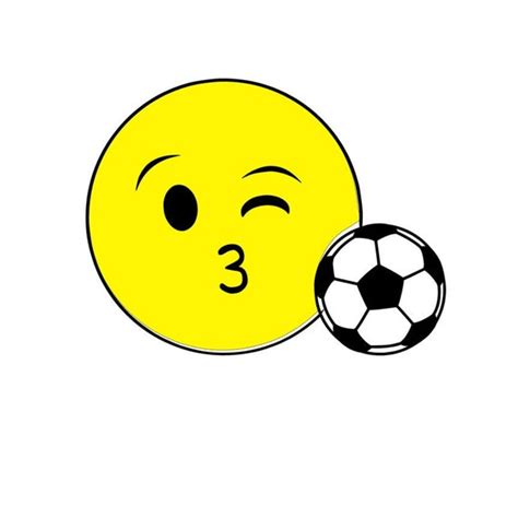 Emoji Soccer SVG PNG JPEG - Etsy