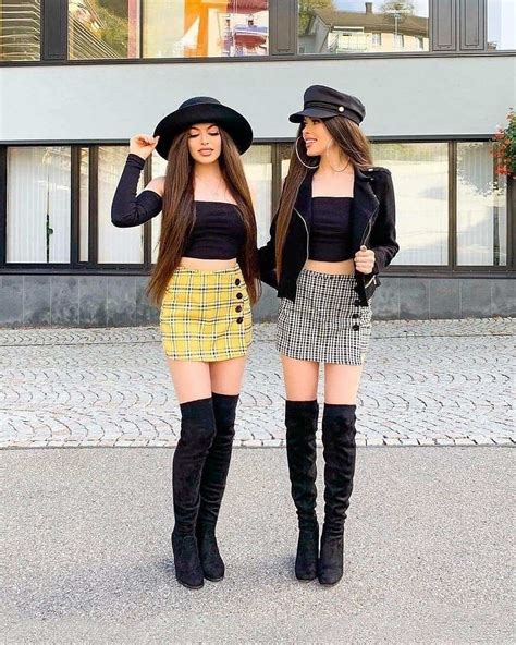 Check Out These Lovely Outfits That Beautiful Twins Should Rock On Twin Girls Outfits Sister