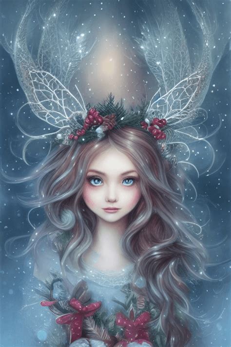 Community Creative Fabrica Winter Fairy Fairy Artwork Fairy Art