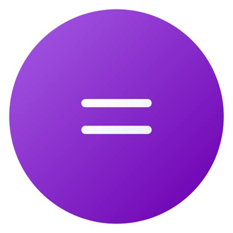 icone de igual generic gradient fill