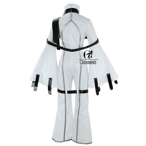 Anime Code Geass Hangyaku No Lelouch White Strait Jacket Jumpsuit