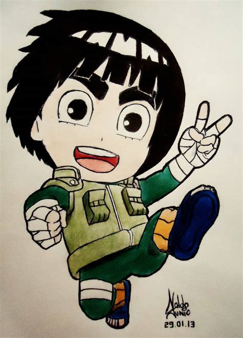 Rock Lee Chibi By Naldojunio On Deviantart