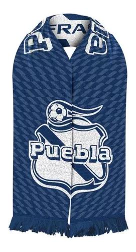 Bufanda Puebla La Franja Puebtrad Color Azul Blanco Dise O De La Tela