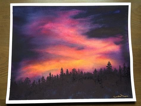 Sunset Painting Watercolor at PaintingValley.com | Explore collection ...