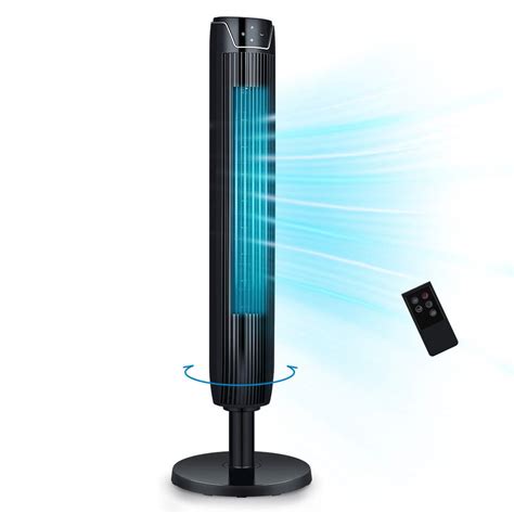 Tower Fan, 42 Inch Portable Oscillating Quiet Cooling Fan with Remote Controlled, 3 Modes and ...