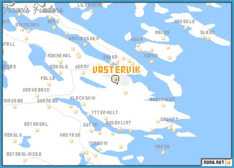 Vastervik Sweden Map Travelsfinderscom