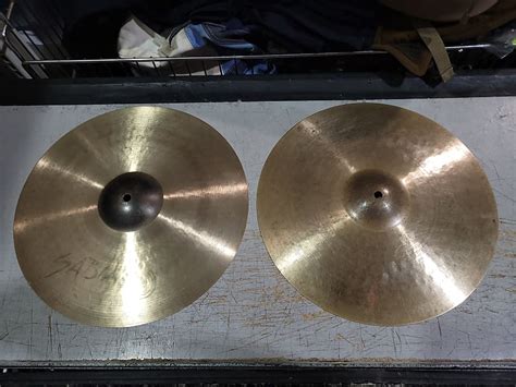 Sabian Aax Thin Hi Hats Pair Reverb