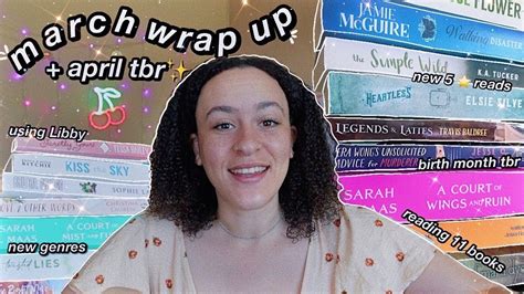 Lets Chat March Reads April Tbr Books Birthday Tbr