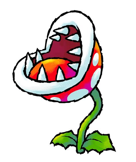 Mario Piranha Plant Drawing