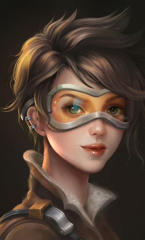 1280x2120 Tracer From Overwatch Artwork Iphone 6 Hd 4k Wallpapers