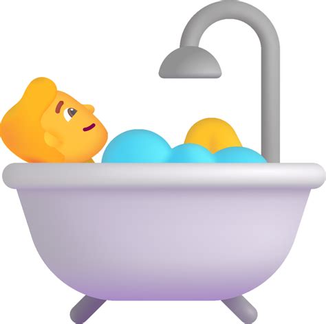 Person Taking Bath Default Emoji Download For Free Iconduck