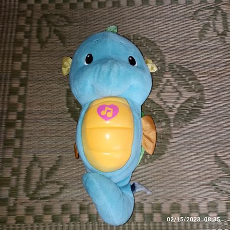 Fisher Price Soothe And Glow Seahorse Blue On Carousell