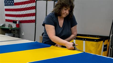 York County Company Sees Increased Demand For Ukrainian Flags