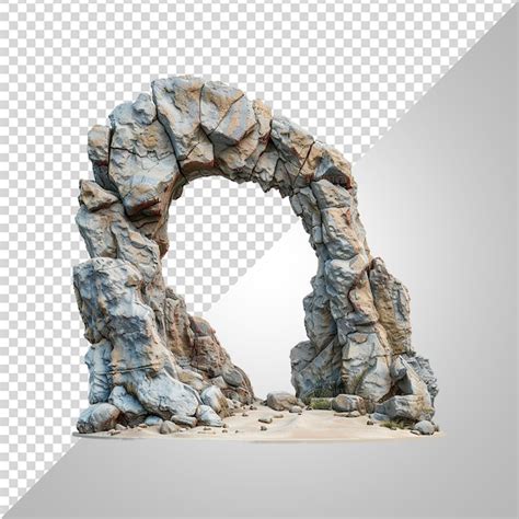 Majestic Artificial Rock Archway Png Premium Ai Generated Psd