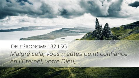 Deutéronome 1 32 LSG Desktop Wallpaper Malgré cela vous n eûtes