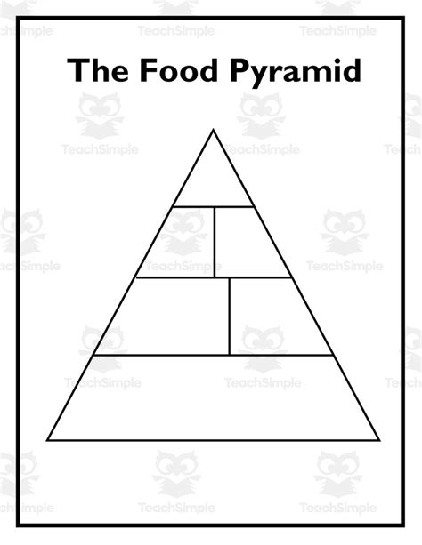 Food Pyramid Worksheet By Teach Simple