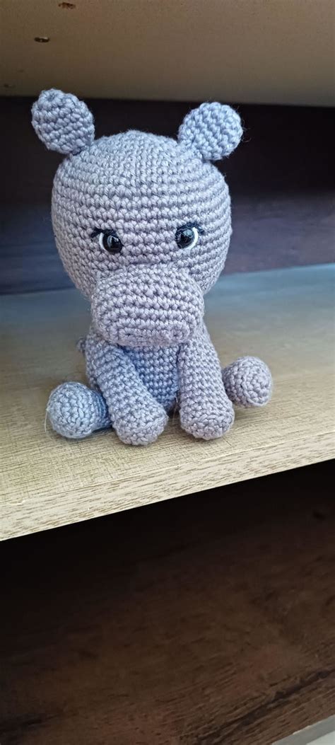 Amigurumi Hipopótamo Safari em Crochê Elo7 Produtos Especiais