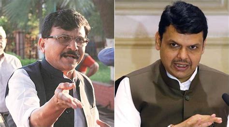 After Fadnaviss ‘revenge Comment Uddhav Led Sena Leader Sanjay Raut Says Its Against