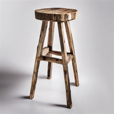 Reclaimed Wood Bar Stool Mann Made Wood Creat