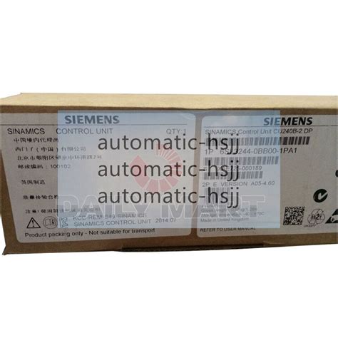 New In Box Siemens 6SL3244 0BB00 1PA1 Sinamics G120 Control Unit