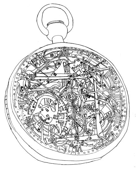 Steampunk Clock Drawing at GetDrawings | Free download