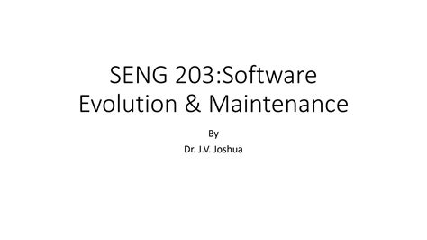 SOLUTION: Software evolution and maintenance part1 - Studypool