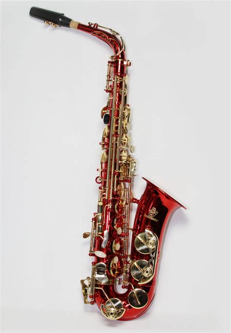 Red Alto Saxophone Woodwind Instruments, Music Instruments, Violin, Red ...