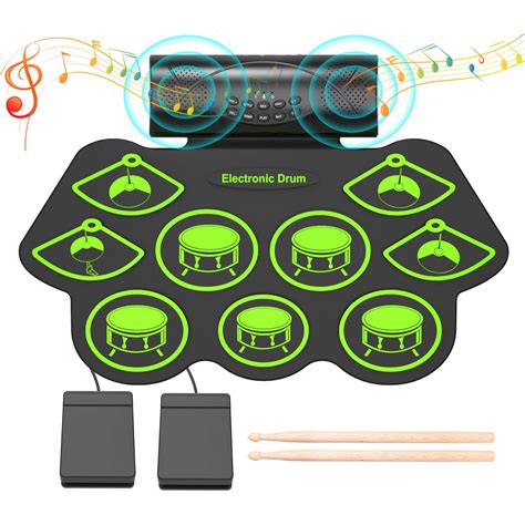 Buy Konixelectronic Drum Set Pads Roll Up Electric Drum Set