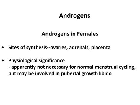Androgens Also called androgenic hormone or testoid - ppt video online ...