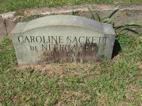 Caroline Sackett Westcott De Neergaard 1869 1940 Find A Grave Memorial