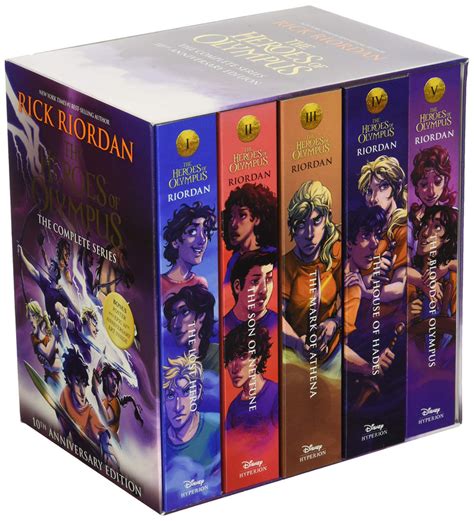 The Heroes Of Olympus Box Set With Poster By Rick Riordan