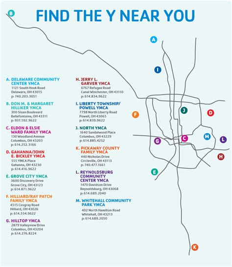 Map2 Ymca Of Central Ohio