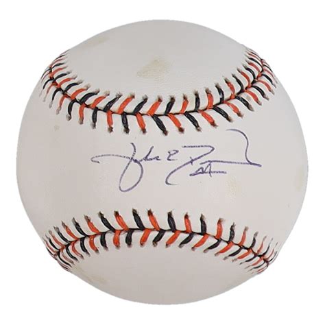 Jake Peavy Signed All Star Game Logo Baseball Psa Pristine Auction