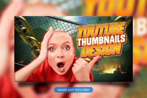 Premium Psd Psd Modern Glow Effect Youtube Video Thumbnail Template