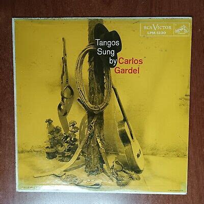 Carlos Gardel Tangos Sung By Carlos Gardel Vinyl Lp Rca Victor