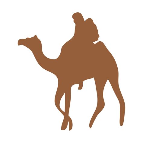 Person In Camel Silhouette Vector Art At Vecteezy