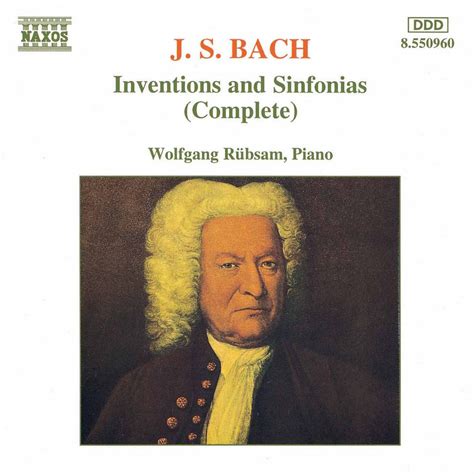 Bach Js Inventions And Sinfonias Bwv 772 801 Cd Opus3a