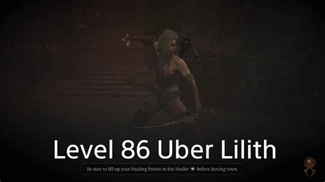 Diablo IV How To Kill Uber Lilith Level 86 YouTube