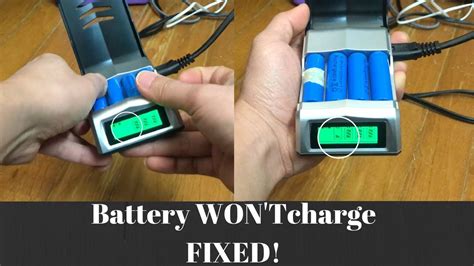 Rechargeable Battery Wont Charge Problem Fix Youtube