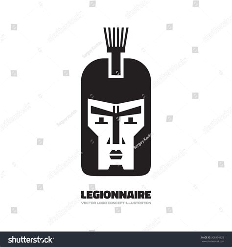 Vektor Stok Legionnaire Vector Logo Template Concept Illustration