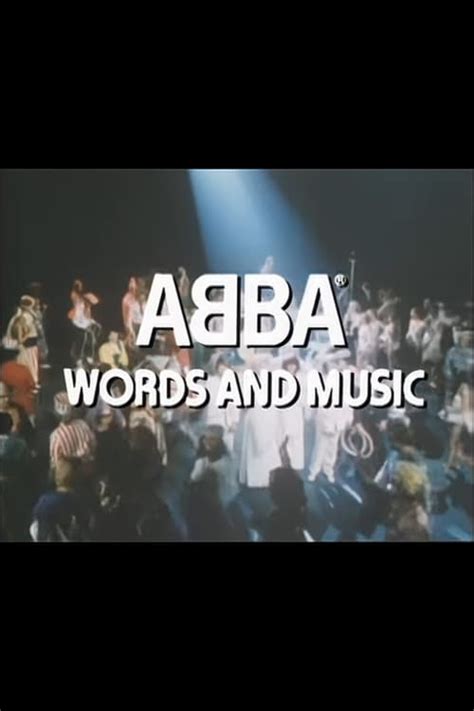 Abba Words And Music 1981 Posters — The Movie Database Tmdb