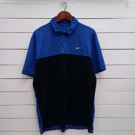 Nike Golf Kaos Atasan Pria Berkerah Kaos Kerah Pria Olahraga Fesyen