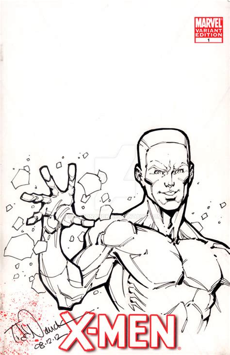 Iceman On X Men Sketch Cover By Toddnauck On Deviantart