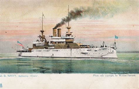 USS Illinois (BB-7) - GREAT WHITE FLEETGREAT WHITE FLEET