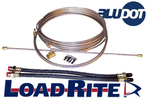 STAINLESS STEEL BRAKE LINE KIT - SINGLE AXLE | Load Rite Trailers