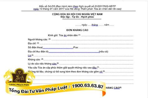 Cẩm nang giải đáp mẫu đơn kháng cáo hình sự của người bị hại hiệu quả nhất