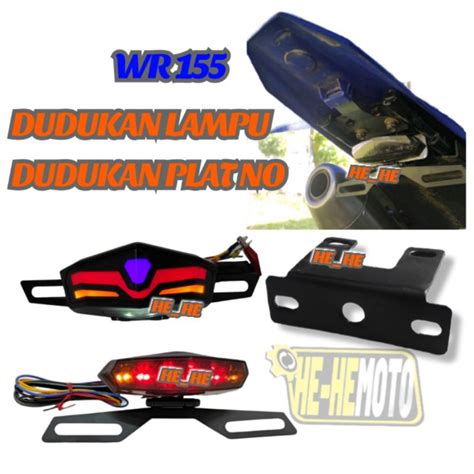 Jual Stoplamp Wr Plus Dudukan Plat No Lampu Belakang Wr