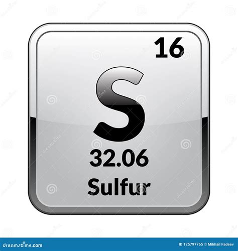 Sulfur Symbol