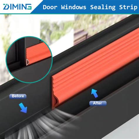 Sliding Door Window Sealing Strip Self Adhesive Silicone Sealing Strip